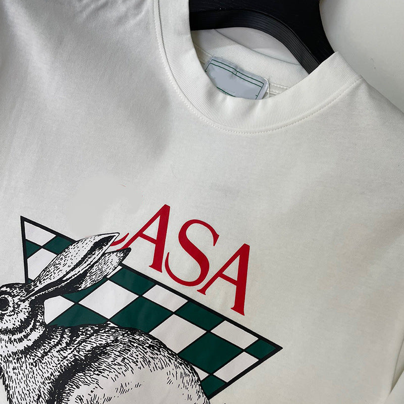 East Coast Shirts Summer Casual Print Crew Neck Short Sleeve T-Shirt Top