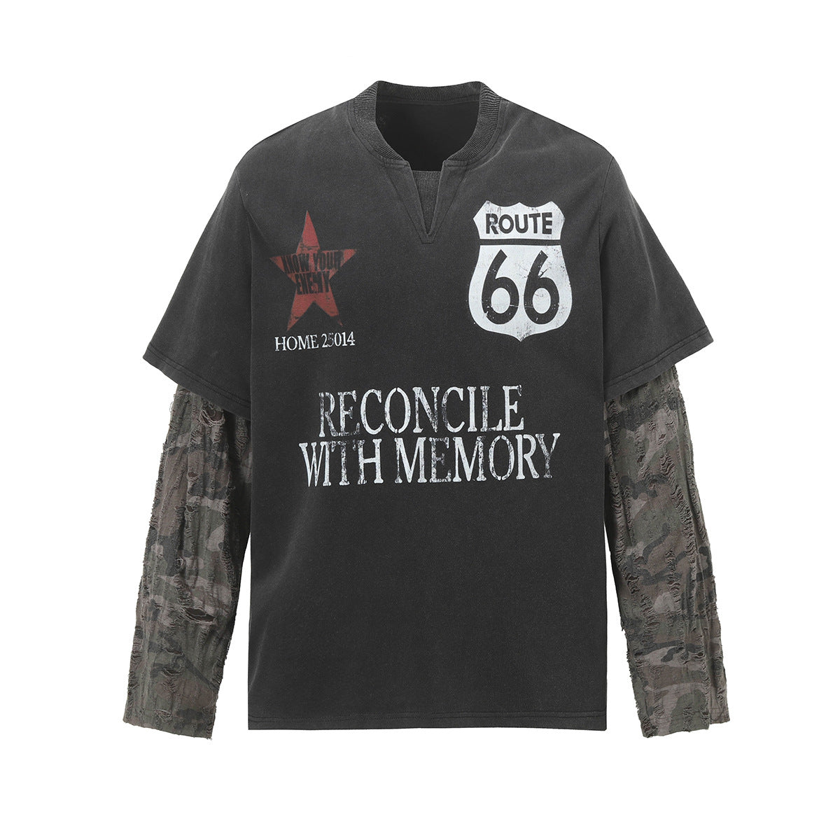 Remeras rock nacional autumn wash t-shirt long sleeves