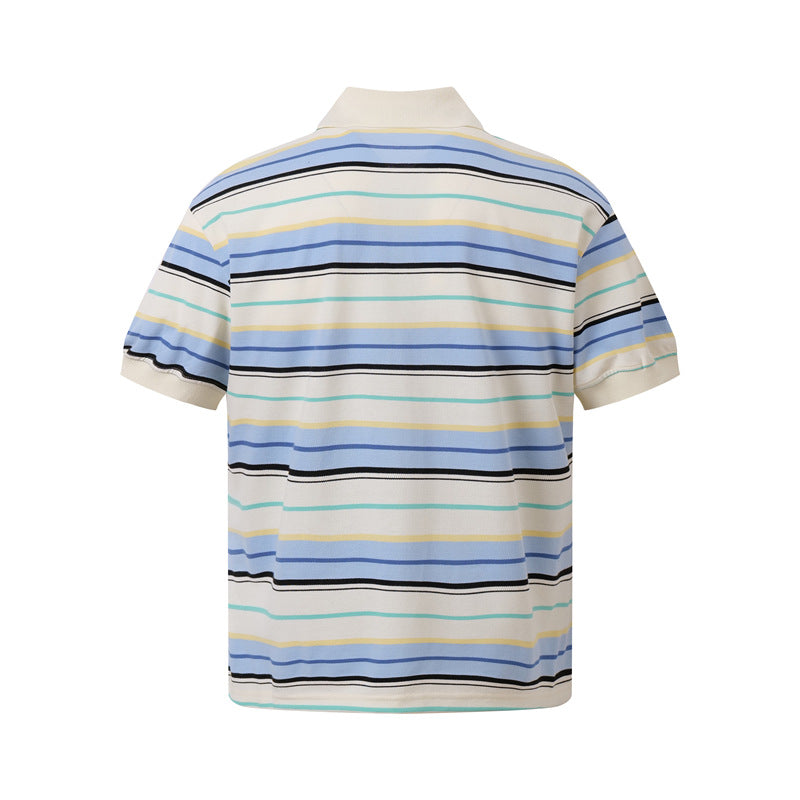 Casual Street Wear Vintage Loose Casual Loose POLO Shirt Top
