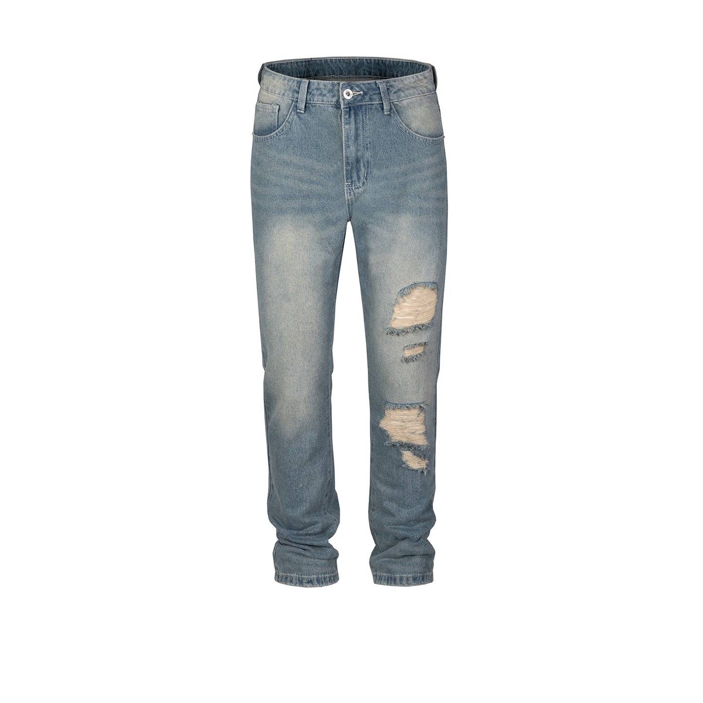 Rock Revival Jeans Washed Old Trousers Ripped Jeans