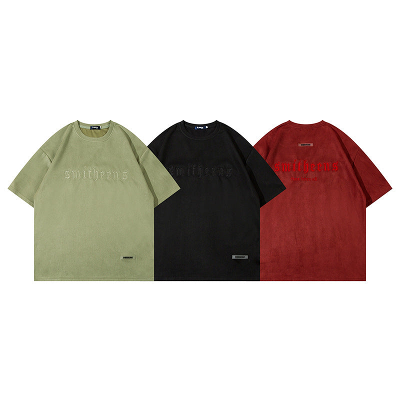 1990 Fashion T-Shirt Vintage Embroidery T-Shirt Summer Short Sleeve T-Shirt