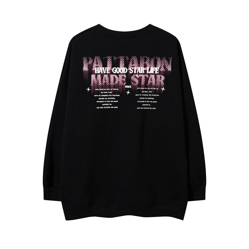 Marcas De Streetwear Autumn Long Sleeve T-Shirt Loose Crew Neck Vintage Top