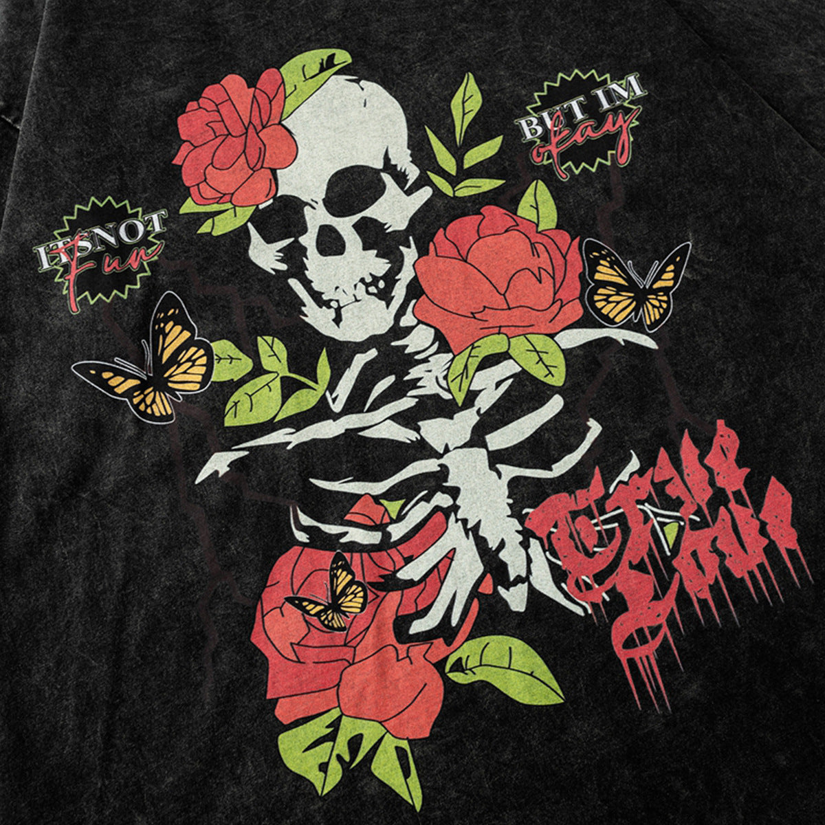 60s Style T Shirts Summer T-Shirt Short Sleeve Diablo Floral Print