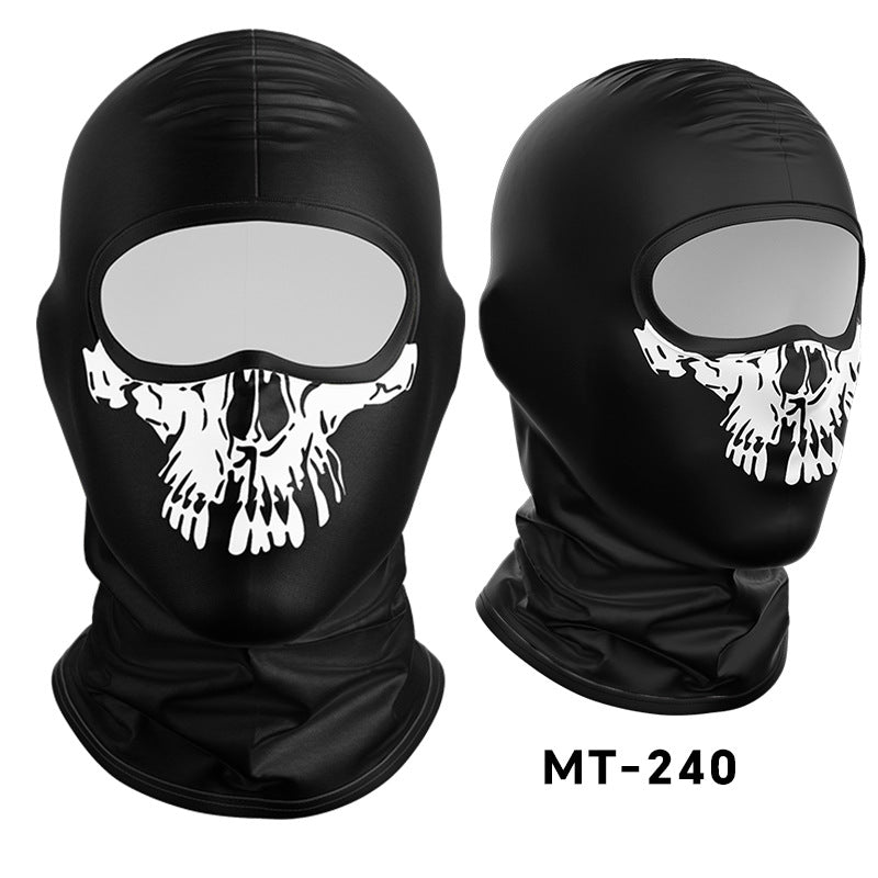 Cycling Windproof Hood Breathable Sunscreen Windproof Men's and Women's Ice Silk Fabric Lining Cap