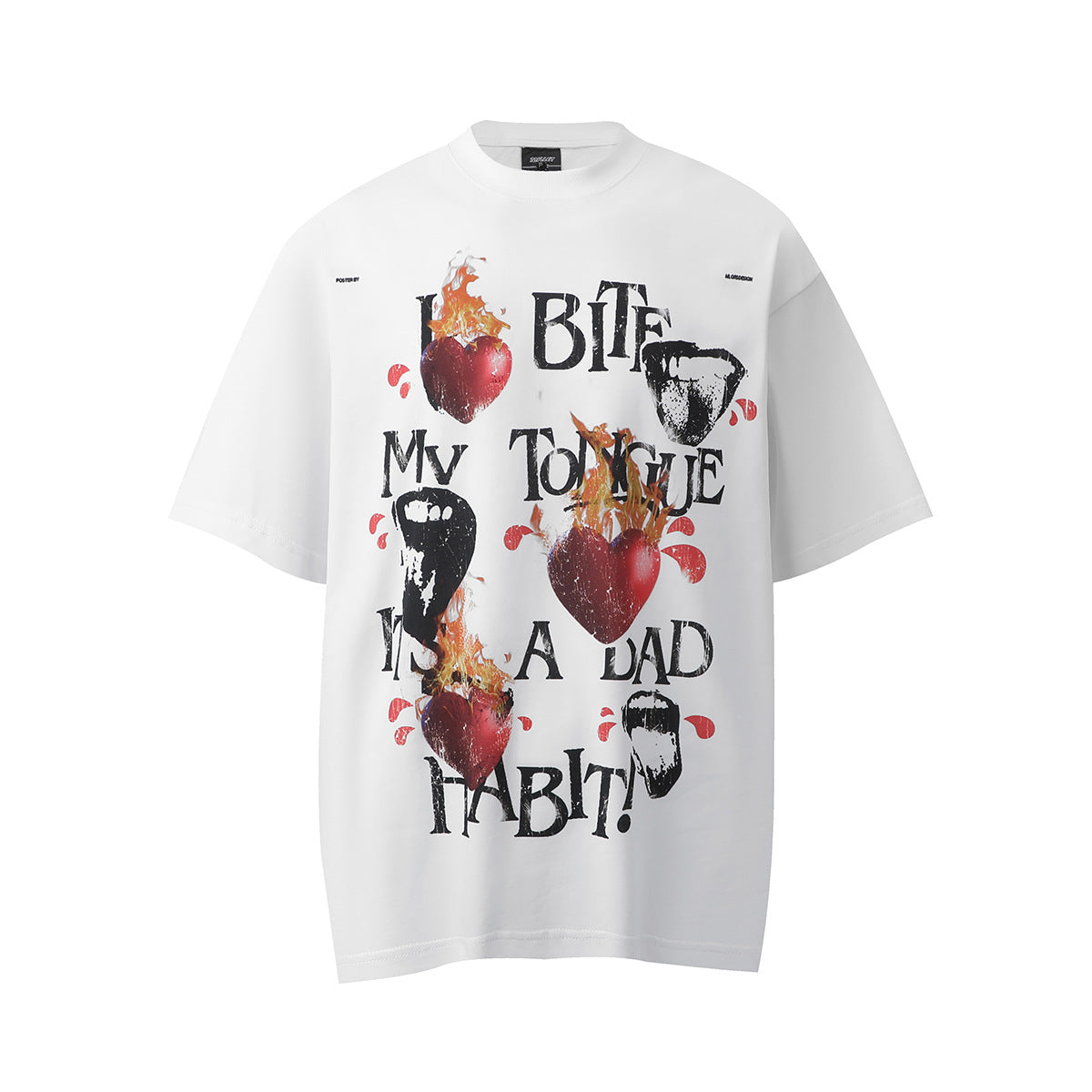 1990 Fashion T-Shirt Vintage T-Shirt Short Sleeve Loose