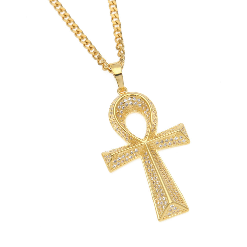 Jewelry Fashion Necklace Ankh Crosses Egypt Pieces