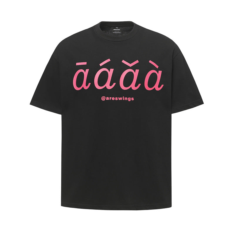 Hip Hop Shirts For Boys Short Sleeve T-Shirt Loose Crew Neck