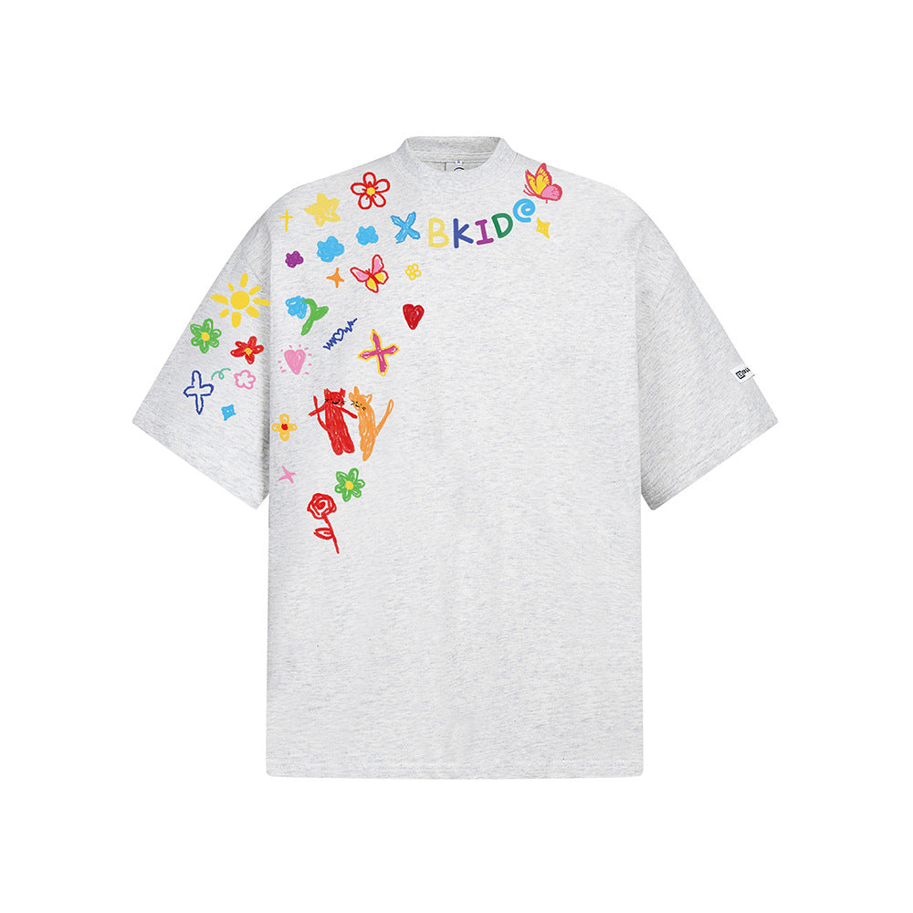 Hip Hop Clothes New York Graffiti Short Sleeve T-Shirt