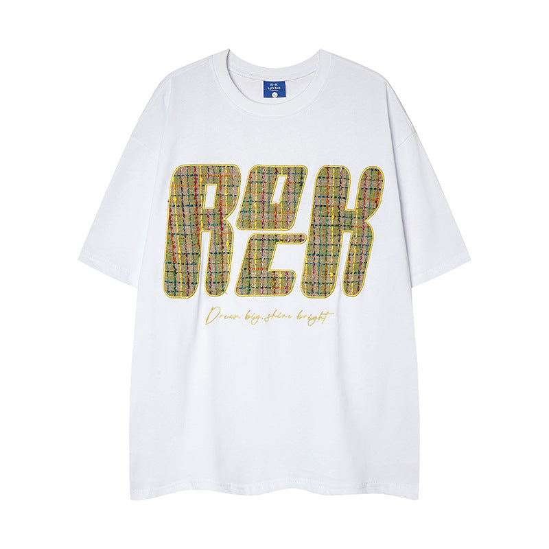 Nyc 1990 Shirt Casual Sports Vintage Loose Short Sleeve