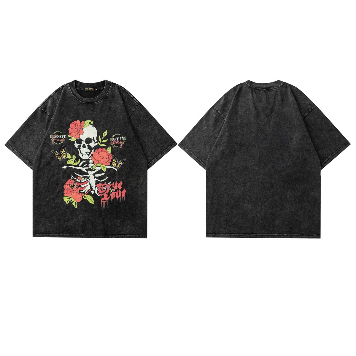60s Style T Shirts Summer T-Shirt Short Sleeve Diablo Floral Print