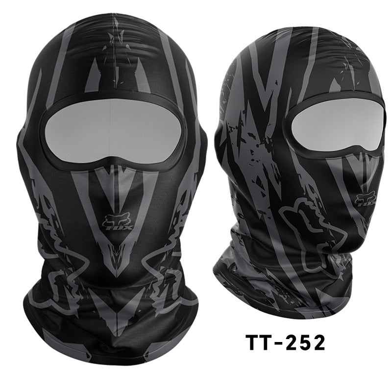 Cycling Windproof Hood Sunscreen Ice Silk Headgear