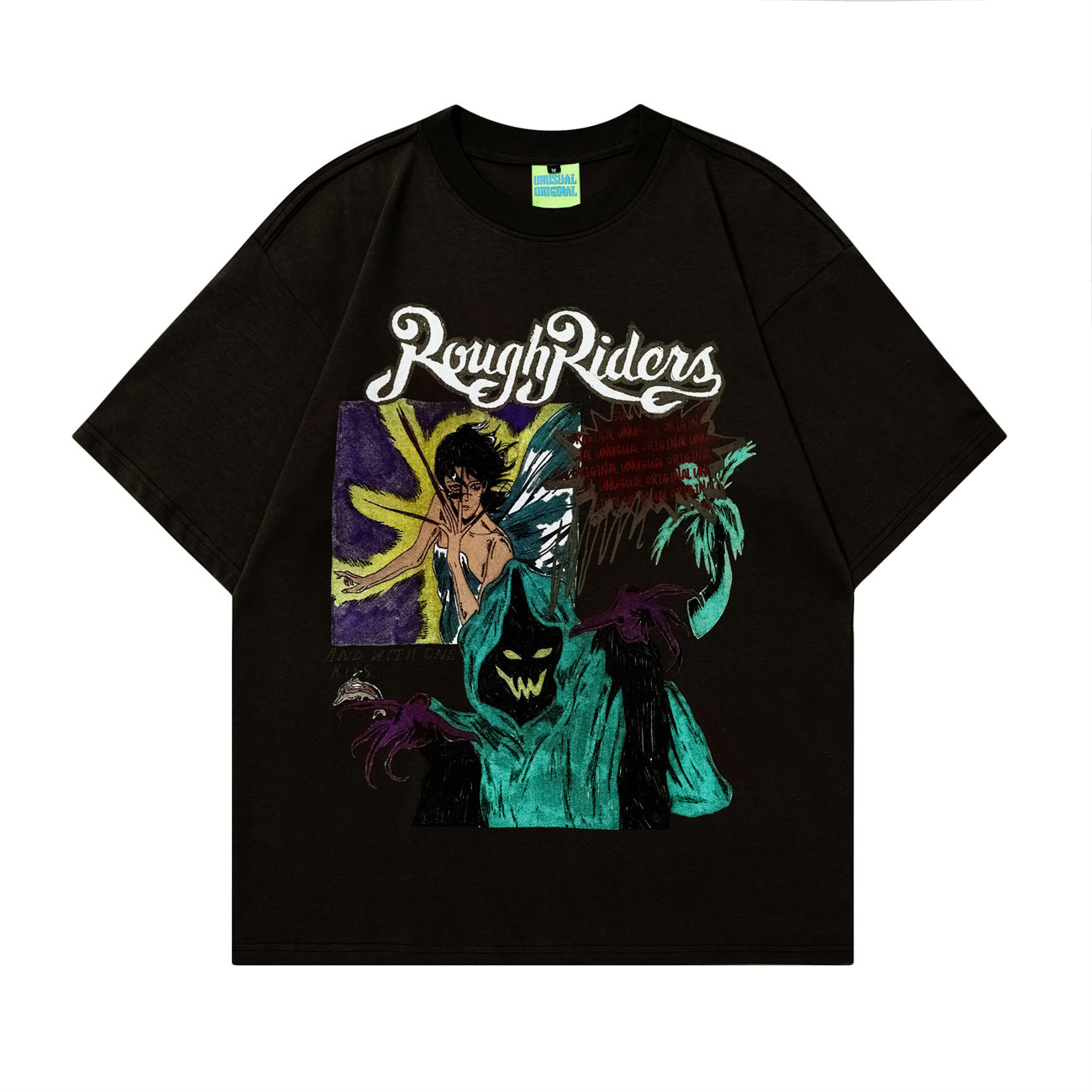 90s West Coast Hip Hop Fashion T-Shirts West Coast Vintage Spoof Cartoon Design T-Shirts