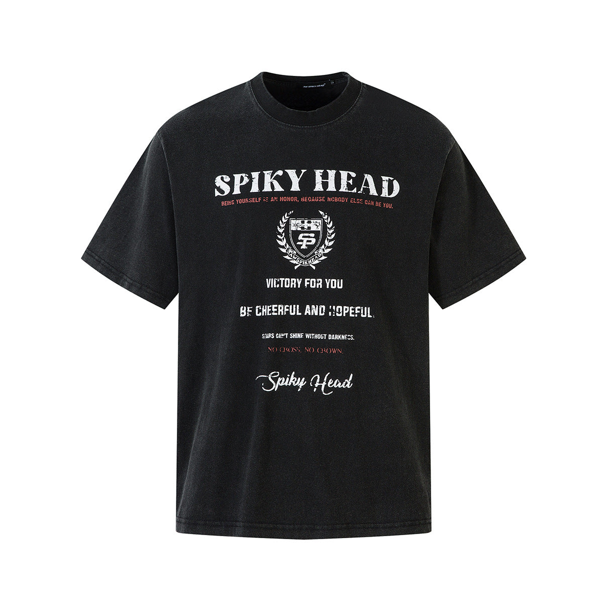 60s Style T Shirts Retro Washed Short Sleeve T-Shirts