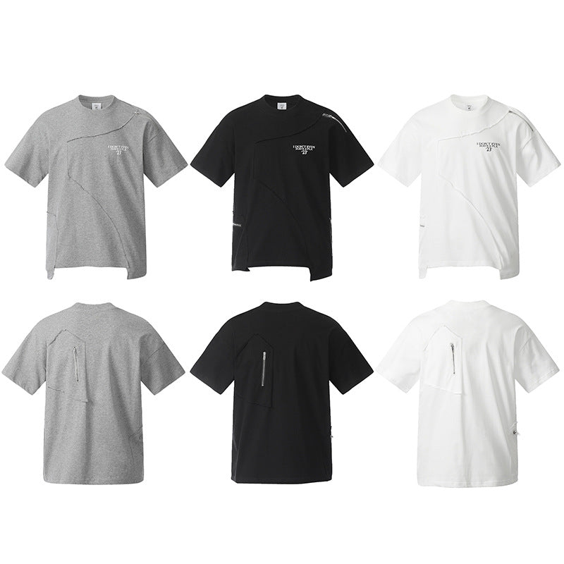 Marcas De Streetwear Short Sleeve T-Shirt Vintage Hip Hop Loose Top