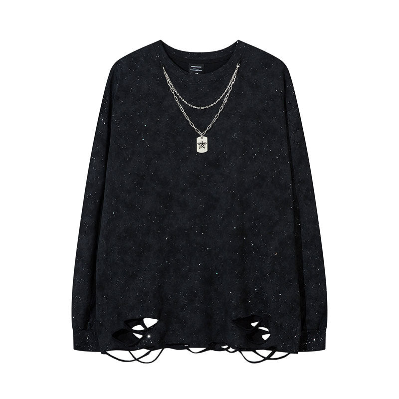 Marcas De Streetwear Vintage Long Sleeve T-Shirt Loose Top