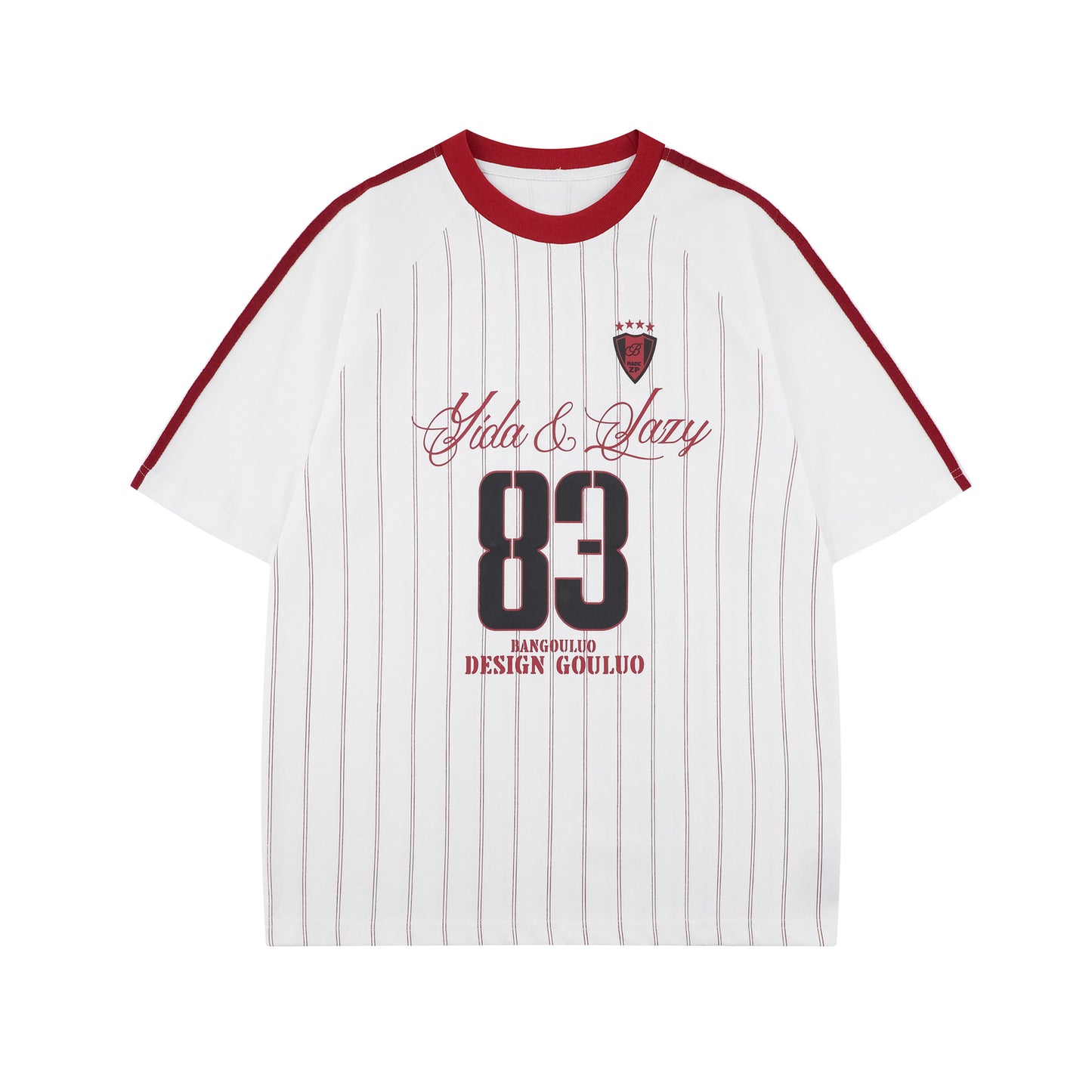 Unisex T-shirts Premium Sports Jersey Design Loose T-shirts