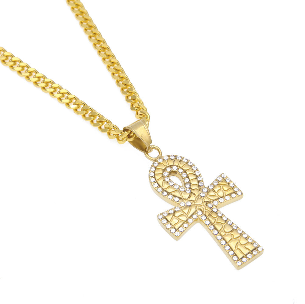 Jewelry Fashion Necklace Ankh Crosses Egypt Pieces