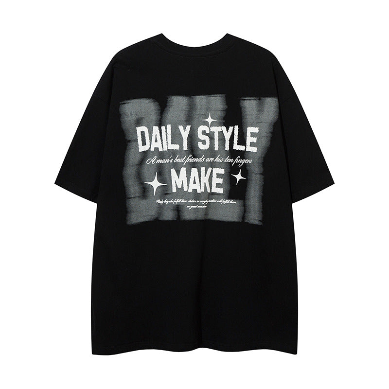 1990 Fashion T-Shirt Loose Short Sleeve