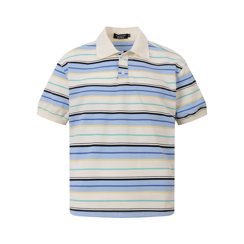 Casual Street Wear Vintage Loose Casual Loose POLO Shirt Top