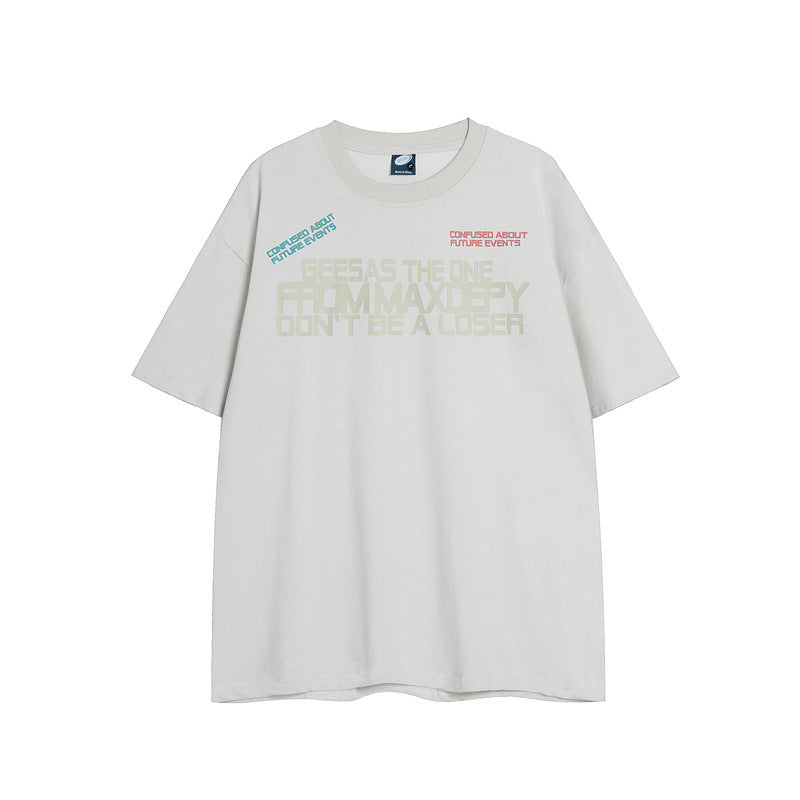 US drip outfits Summer Vintage Casual Loose Short Sleeve T-Shirts