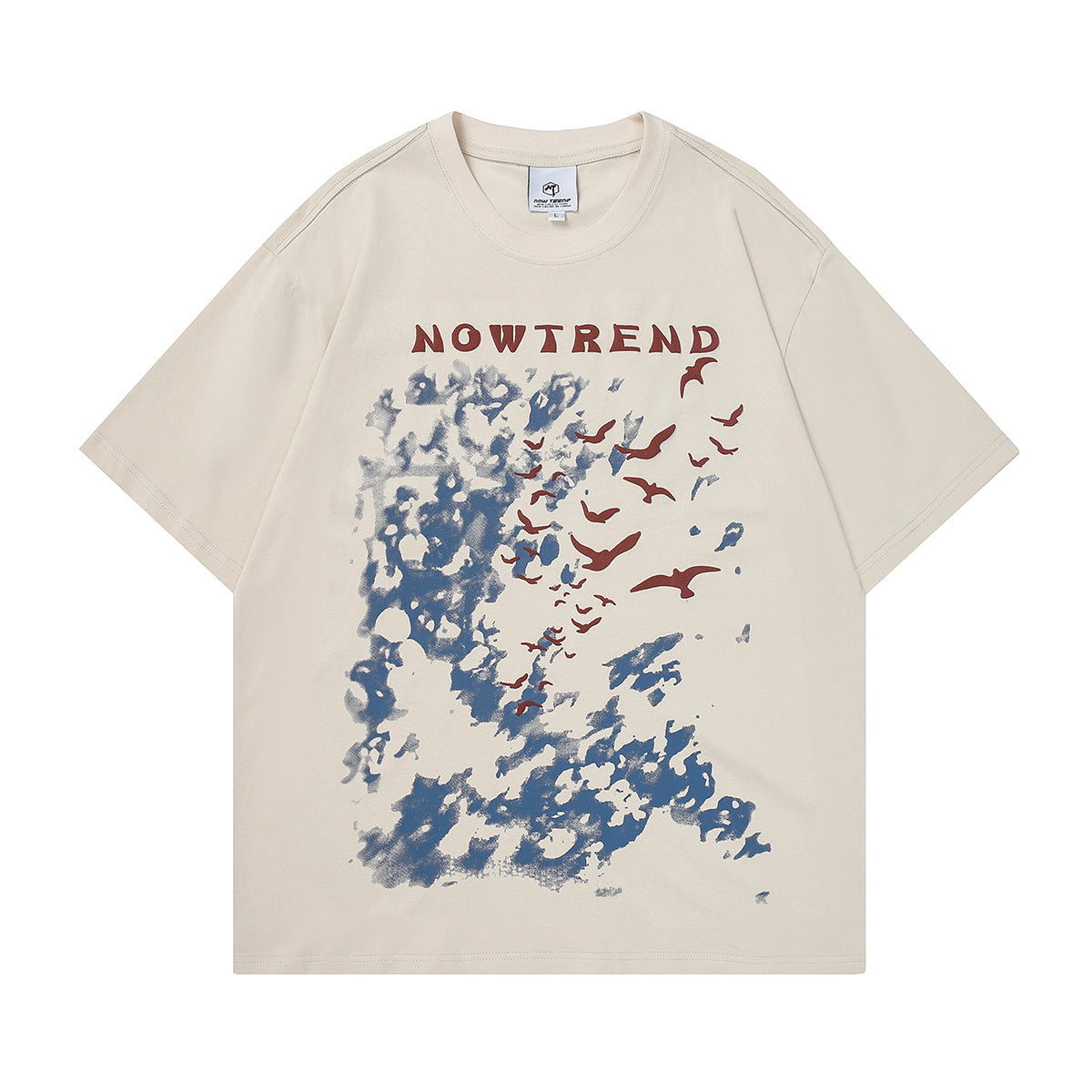 60s Style T Shirts Vintage Figure Print Short Sleeve T