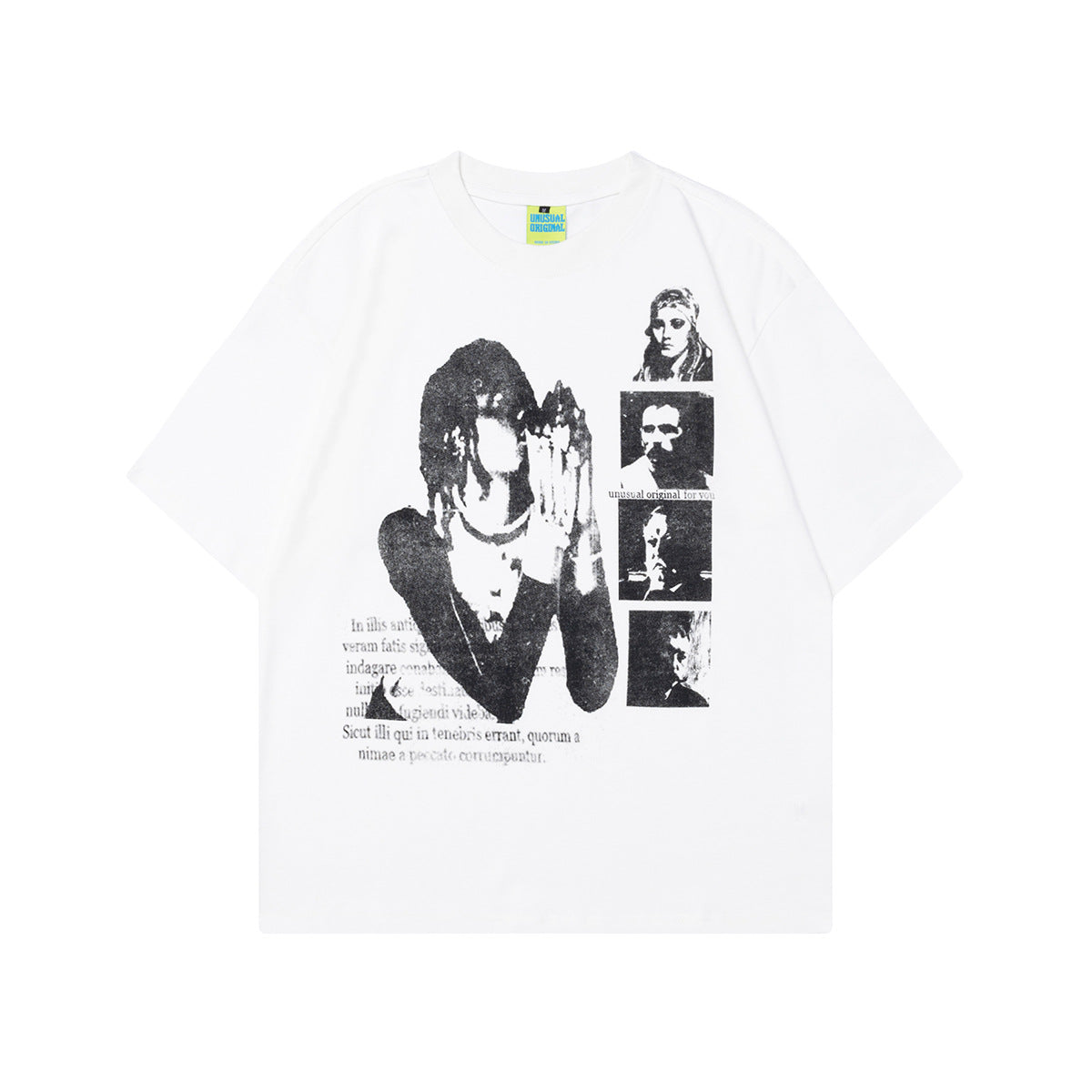 Unisex T-shirts Summer Painting Figure Men's Short Sleeve T-Shirt