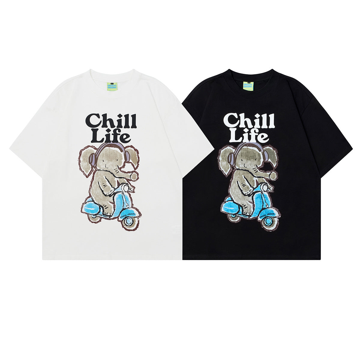 Unisex T-shirts Summer Cartoon Men's Loose Short Sleeve T-Shirt