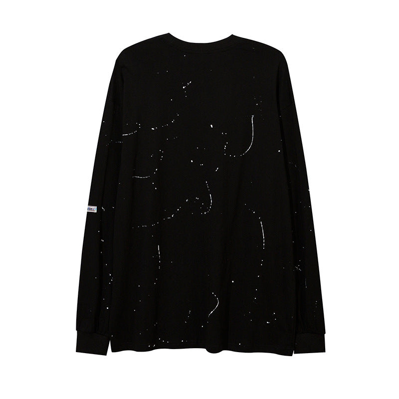 Vintage T Shirts Hip Hop Autumn Winter Vintage Loose Long Sleeve T-Shirt