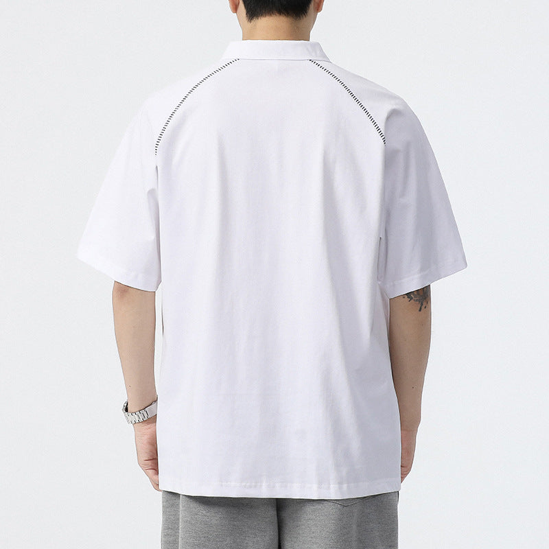 Men T-shirts Short Sleeve Loose Top
