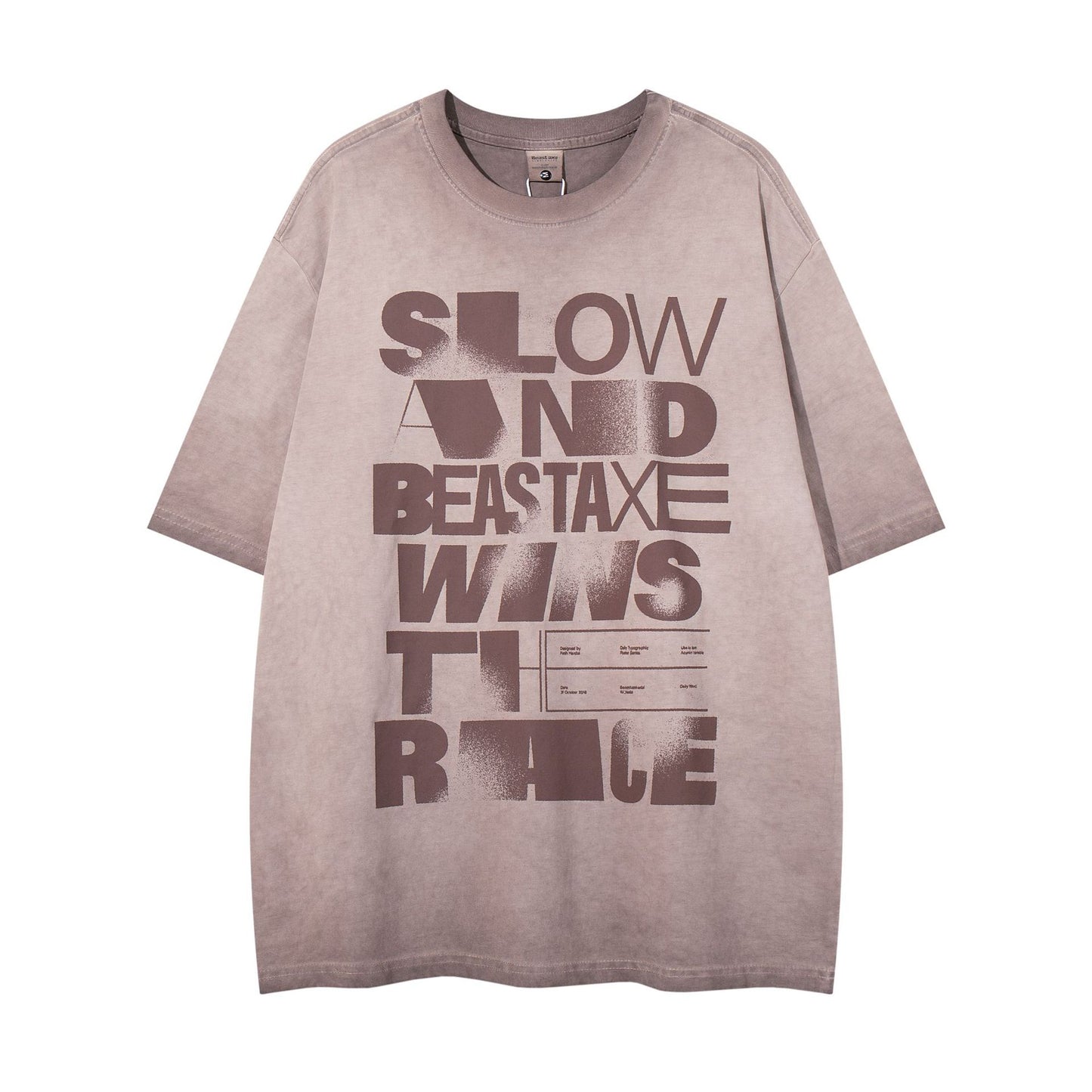 60s Style T Shirts Summer Vintage Washed Short Sleeve T-Shirts