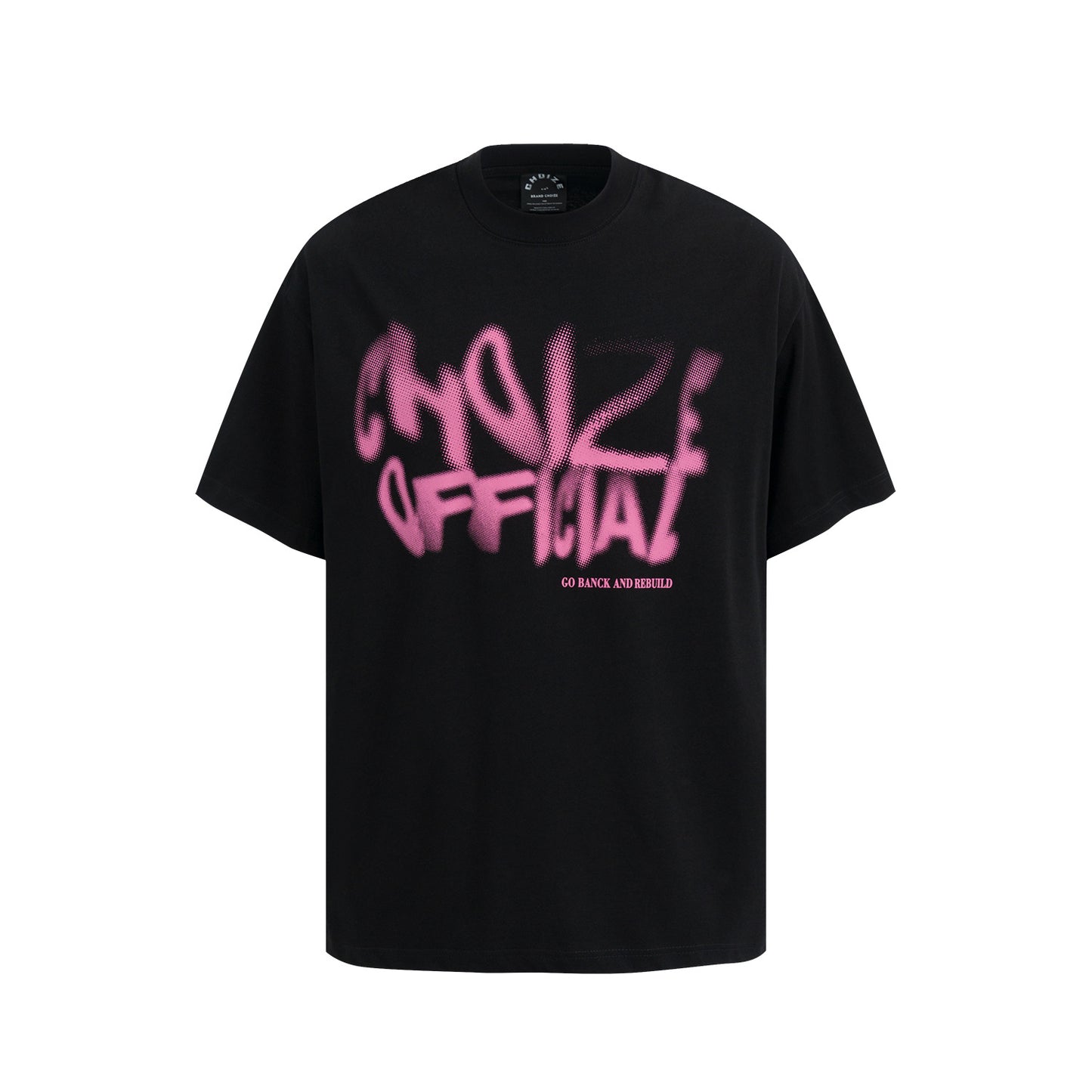 Hip Hop Clothing Summer Vintage gradual change print short sleeve T-shirt