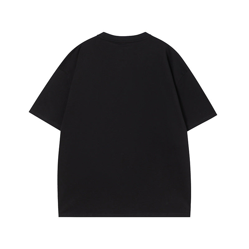Vintage Tišö Rt Vintage Love Printed Short Sleeve T-Shirt Loose Top