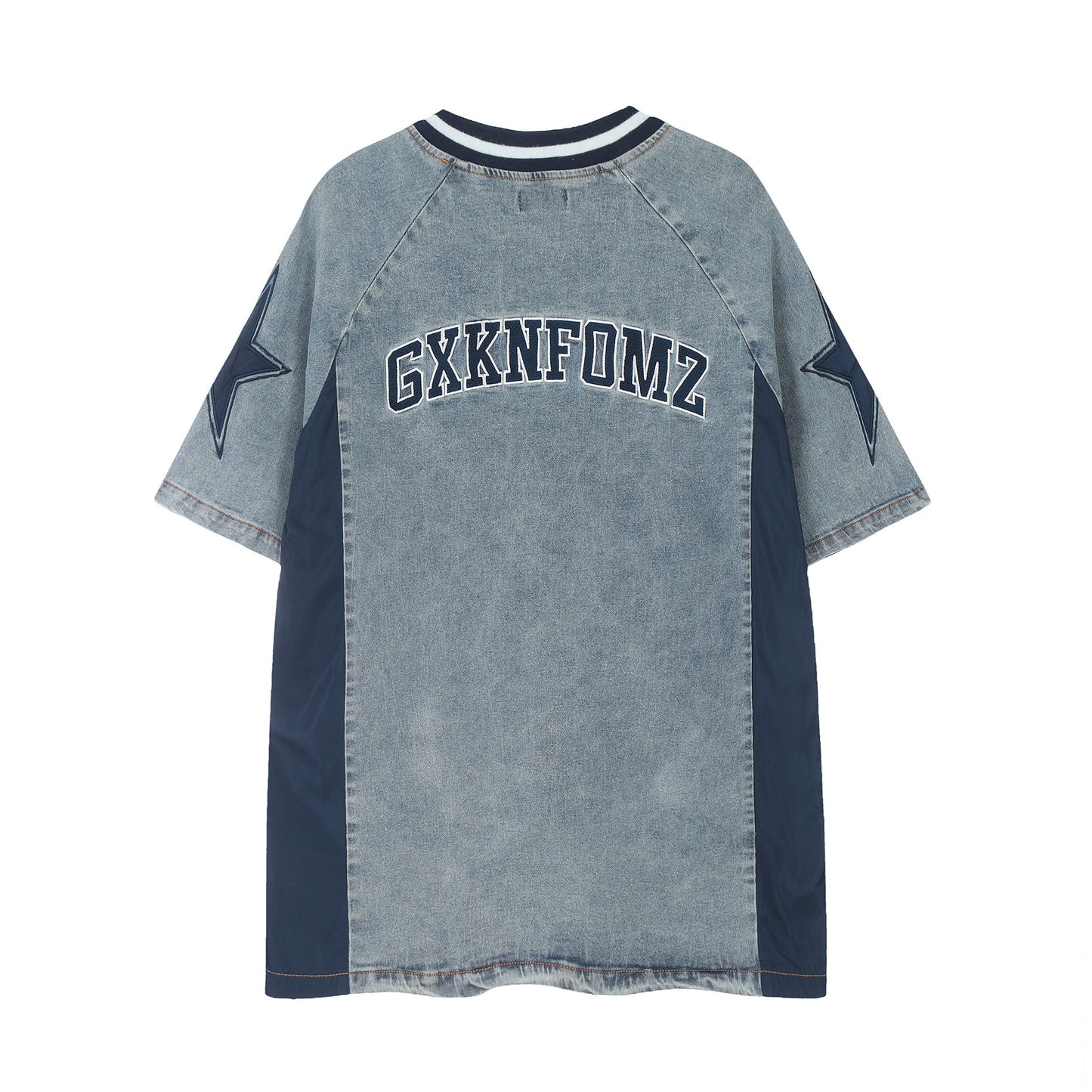 60s Style T Shirts Star Embroidered Short Sleeve T-Shirt
