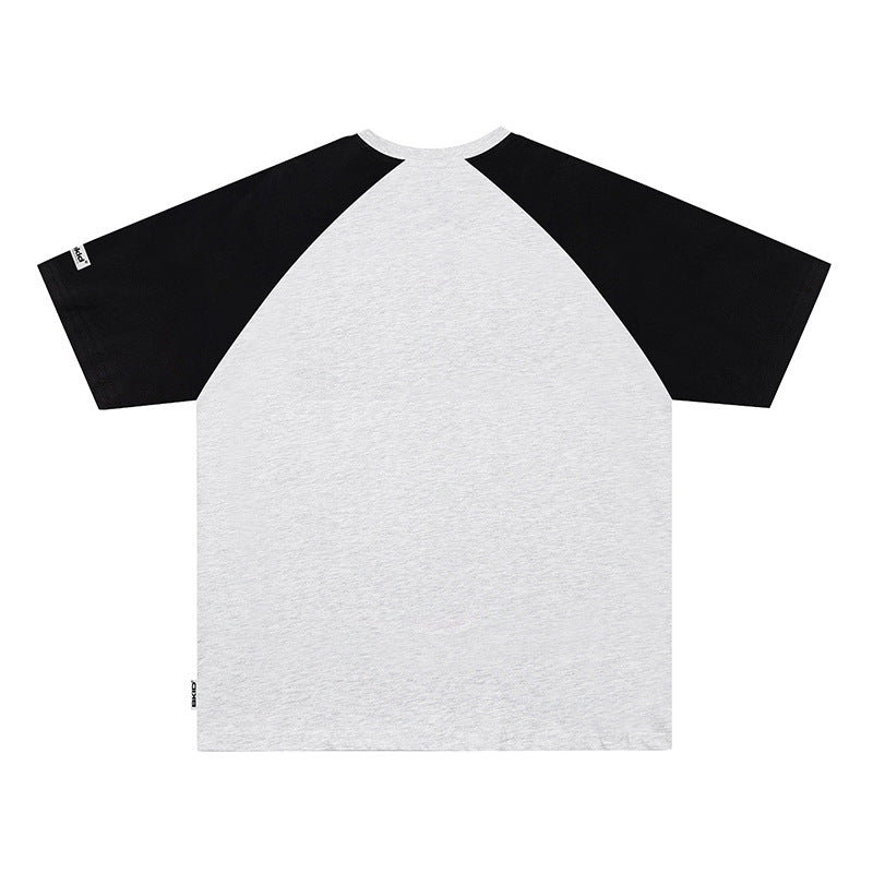 Vintage Usa Shirt Vintage Short Sleeve T-Shirt Summer Loose Top
