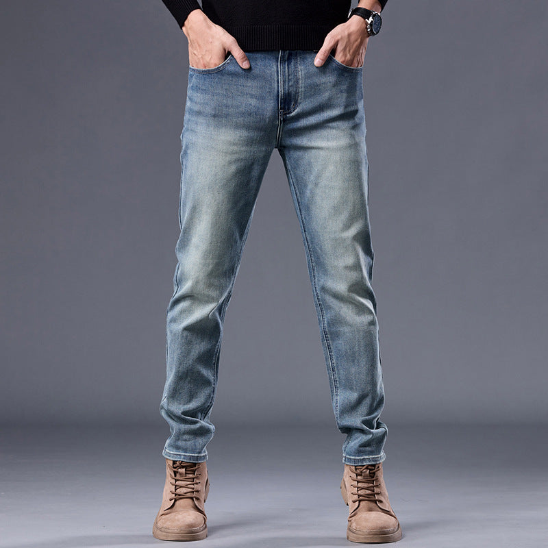 1990 Fashion Jeans Autumn Casual Retro Jeans Men's Loose Straight Pants