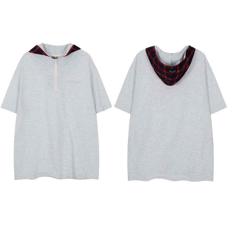 Camisas Retros Half Chain Hooded Guard T-Shirt