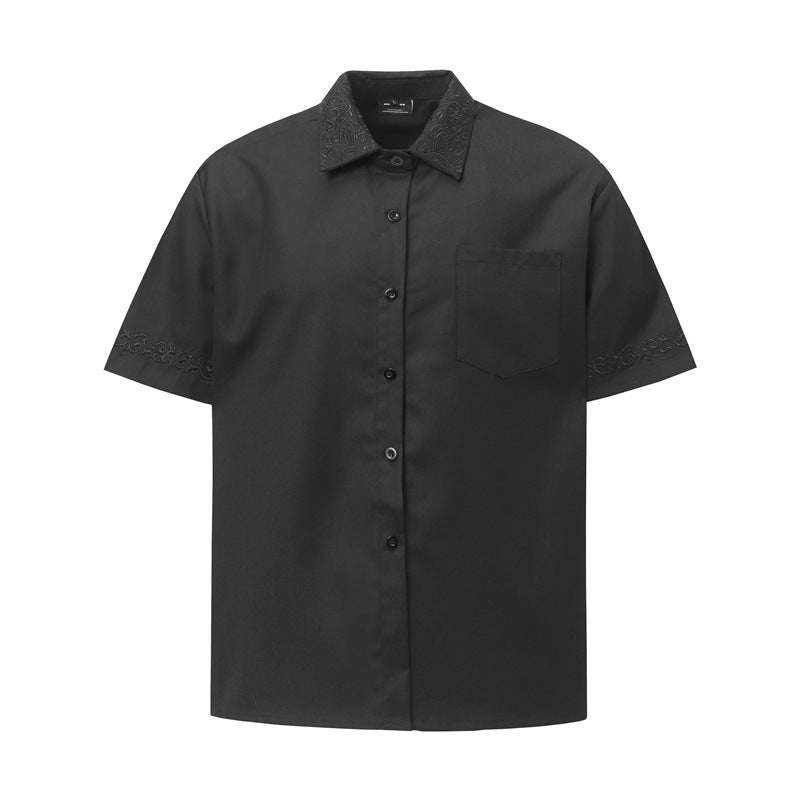Hip Hop Shirts For Boys Short Sleeve Shirts, Summer, Loose Shirts