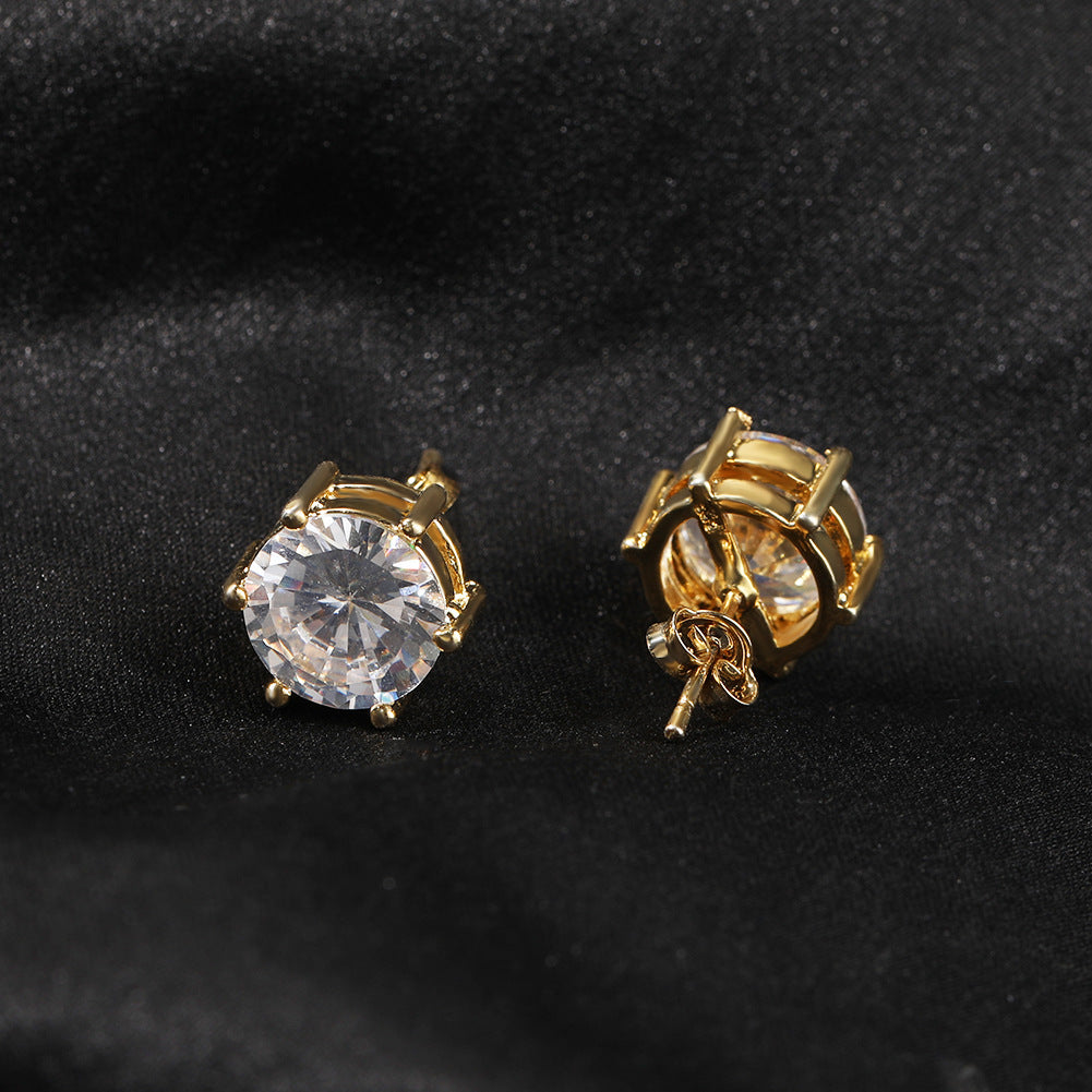 Earrings Zircon Earrings St. Valentine's Spectrum