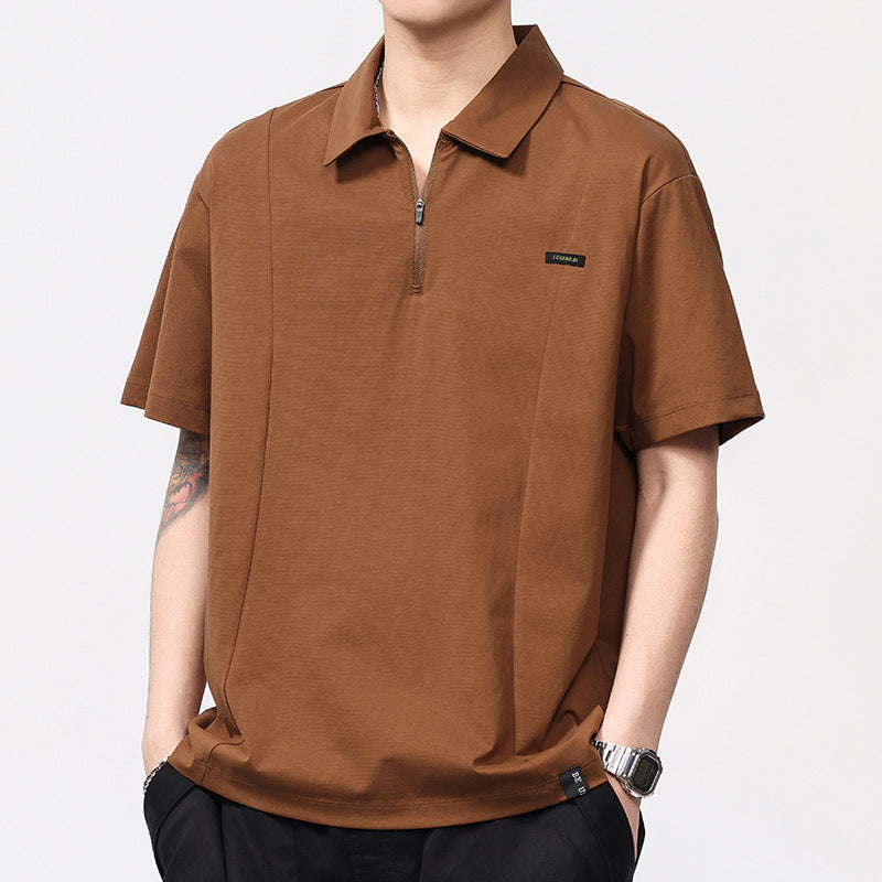 Mens T-shirts Vintage Short Sleeves Summer Loose