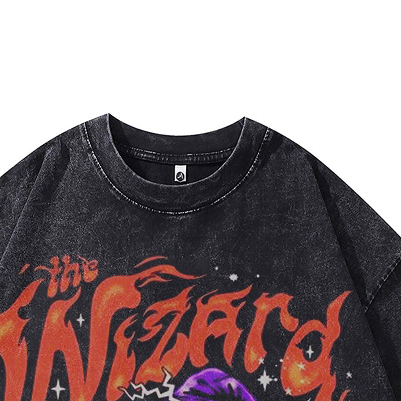 Ropa Vintage Hombre Skull Washed Old T-Shirt