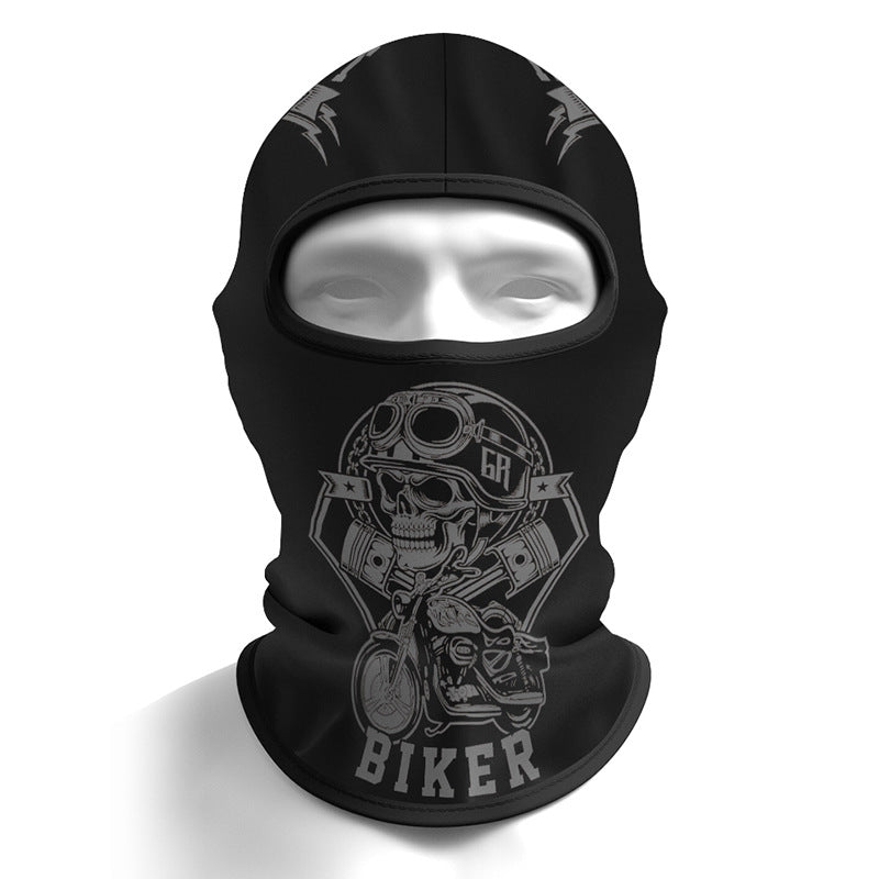 Cycling Windproof Hood Sunscreen Windproof Ice Silk Fabric Full Face Protection
