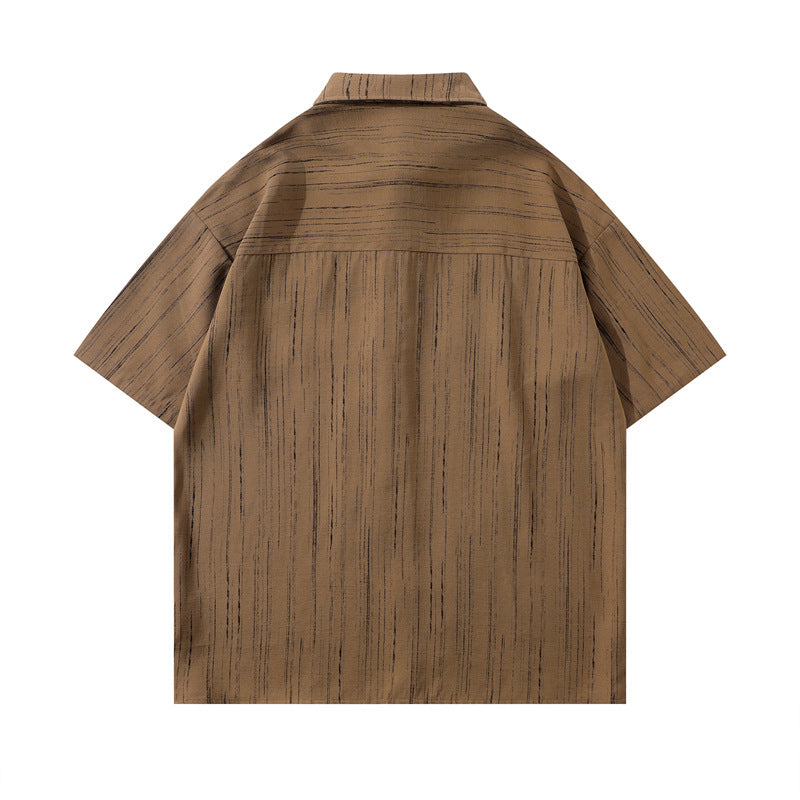 Y2k mens shirt vintage casual shirt
