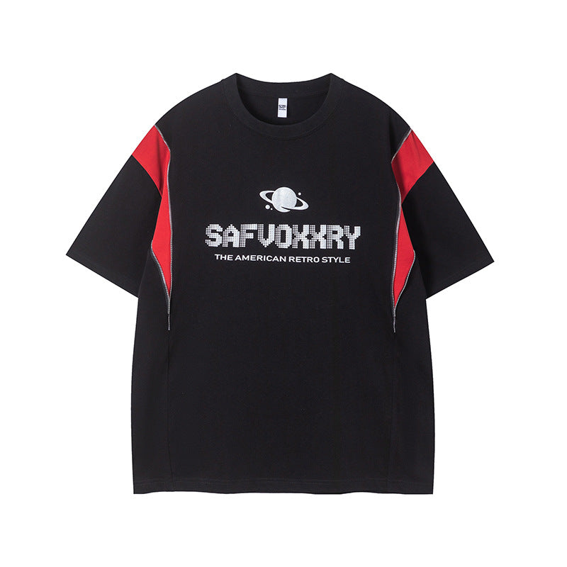 Vintage Tišö Rt Crew Neck Short Sleeve T-Shirt Summer Casual Top