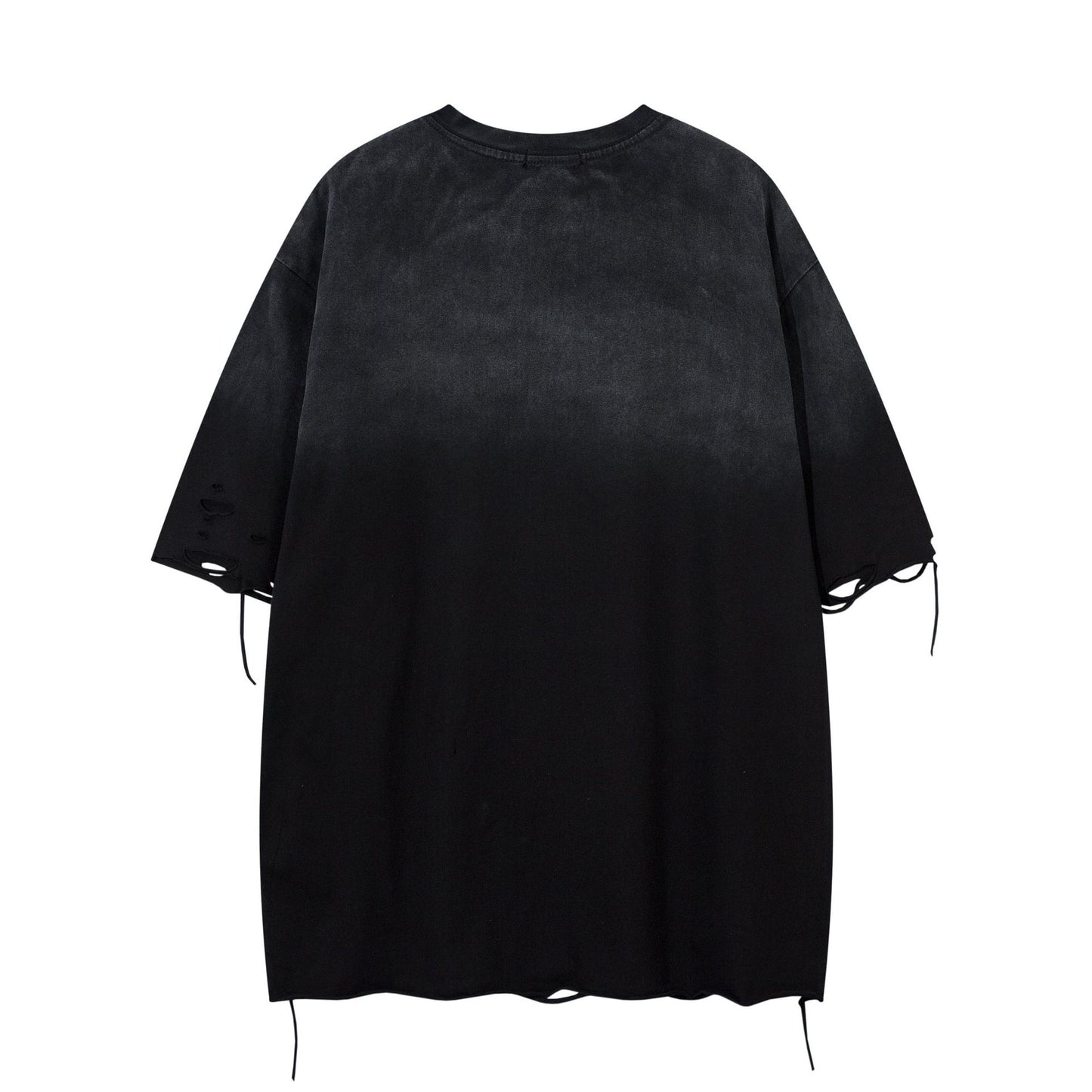 Ye T Shirt Summer Retro Washed Old Tee Short Sleeve T-Shirt