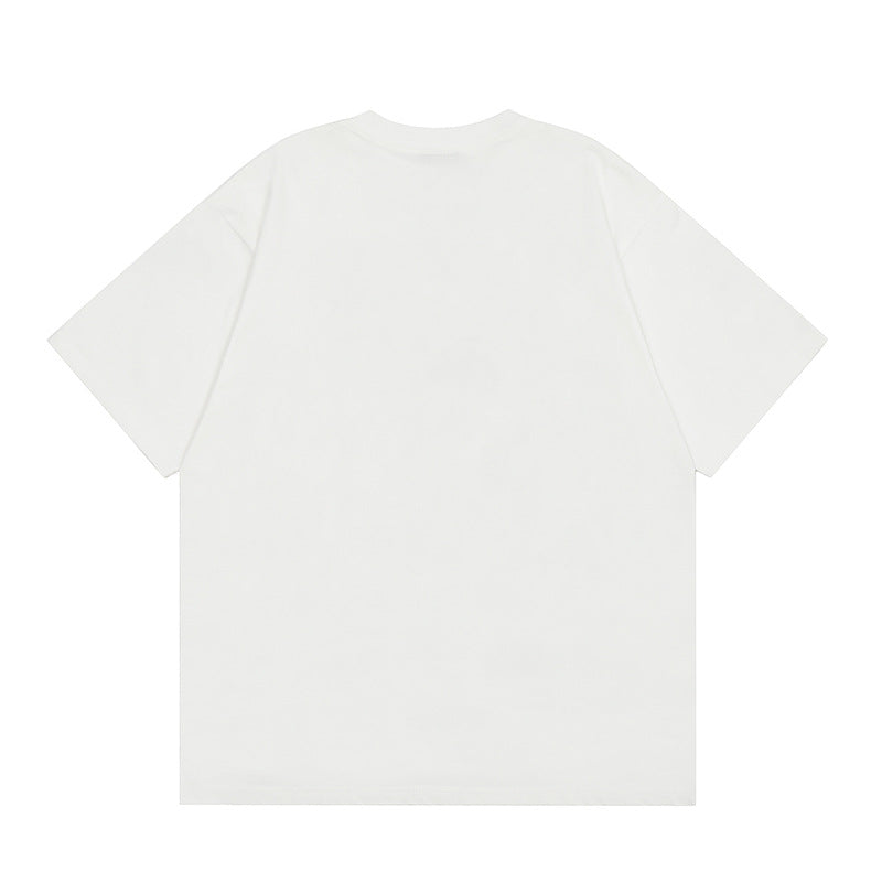 Marcas De Streetwear Summer Vintage Old Figure Print Short Sleeve T-Shirt
