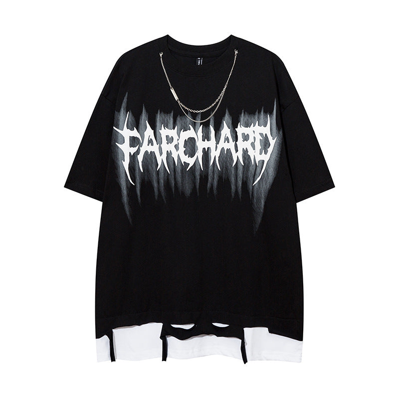 Vintage T Shirts Hip Hop Short Sleeve T-Shirt