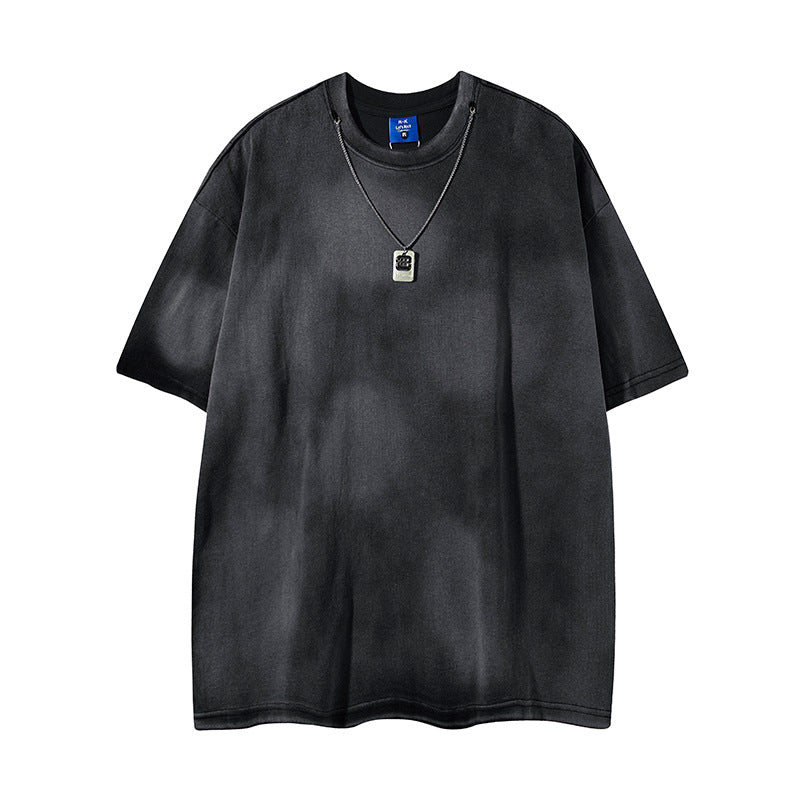 Nyc 1990 Shirt gradual change washed old T-shirt short sleeve