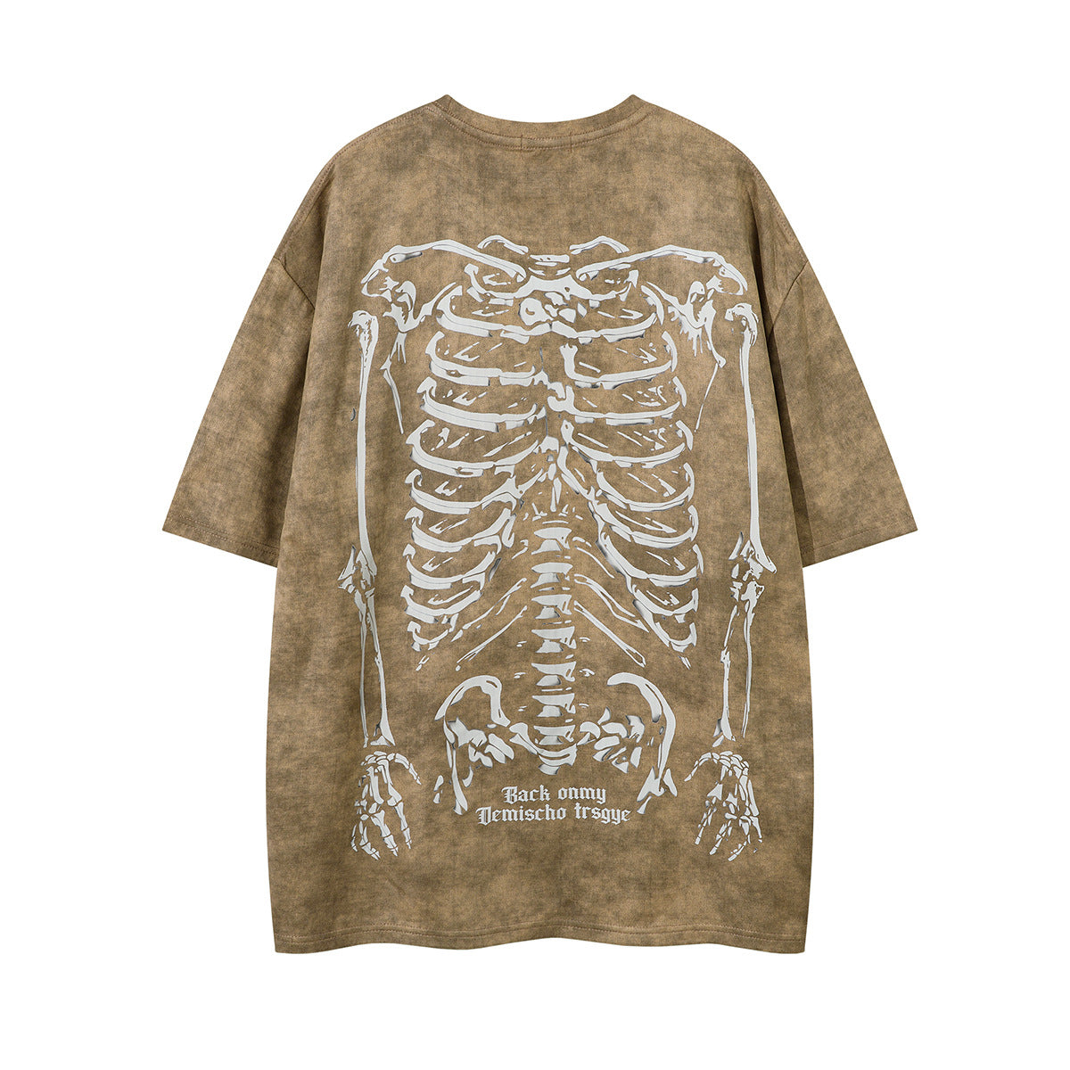 Ye T Shirt Skull Print Short Sleeve T-Shirt