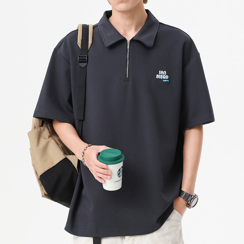 Men T-shirts Short Sleeve Summer Loose Top
