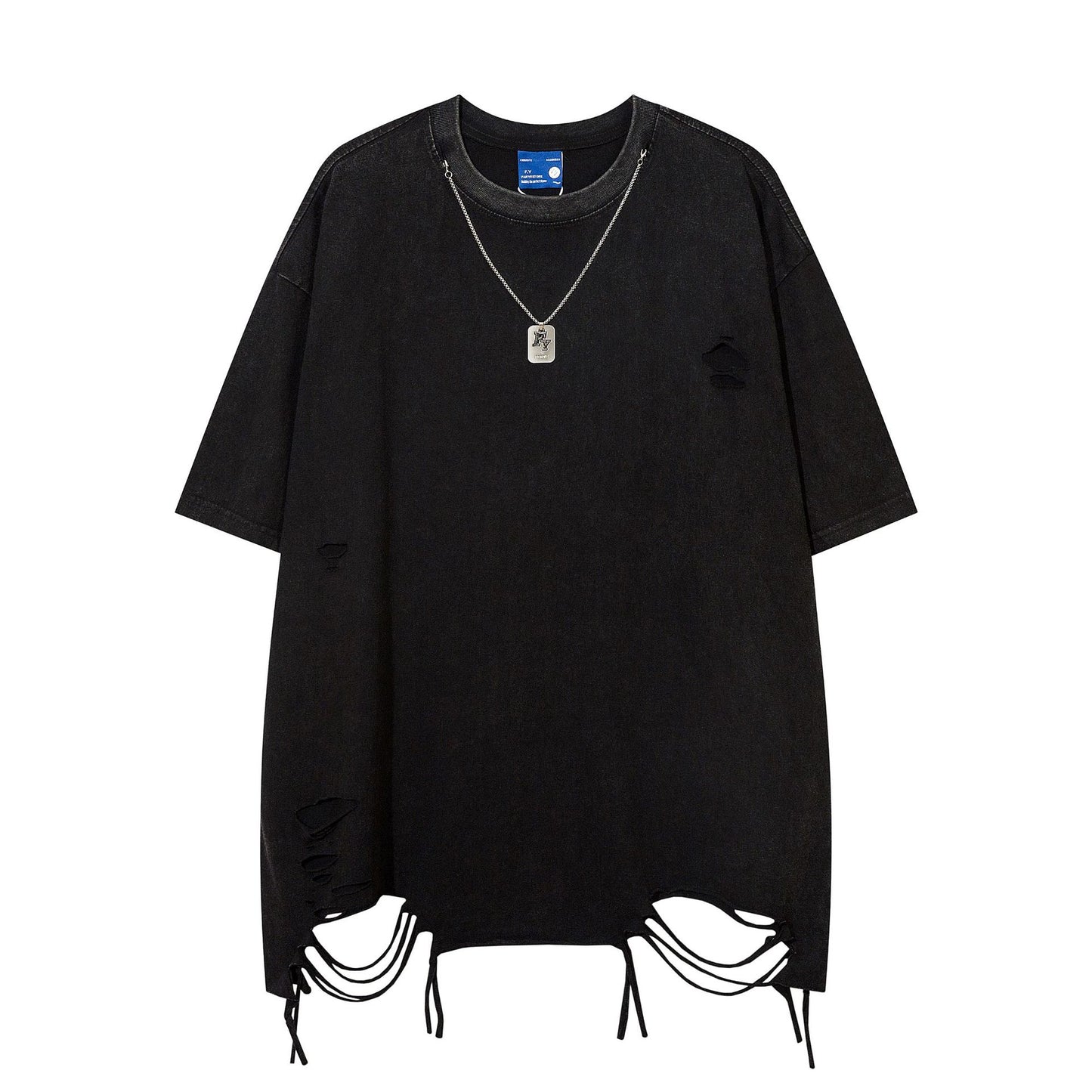 Hip hop shirt summer wash t-shirt short sleeve